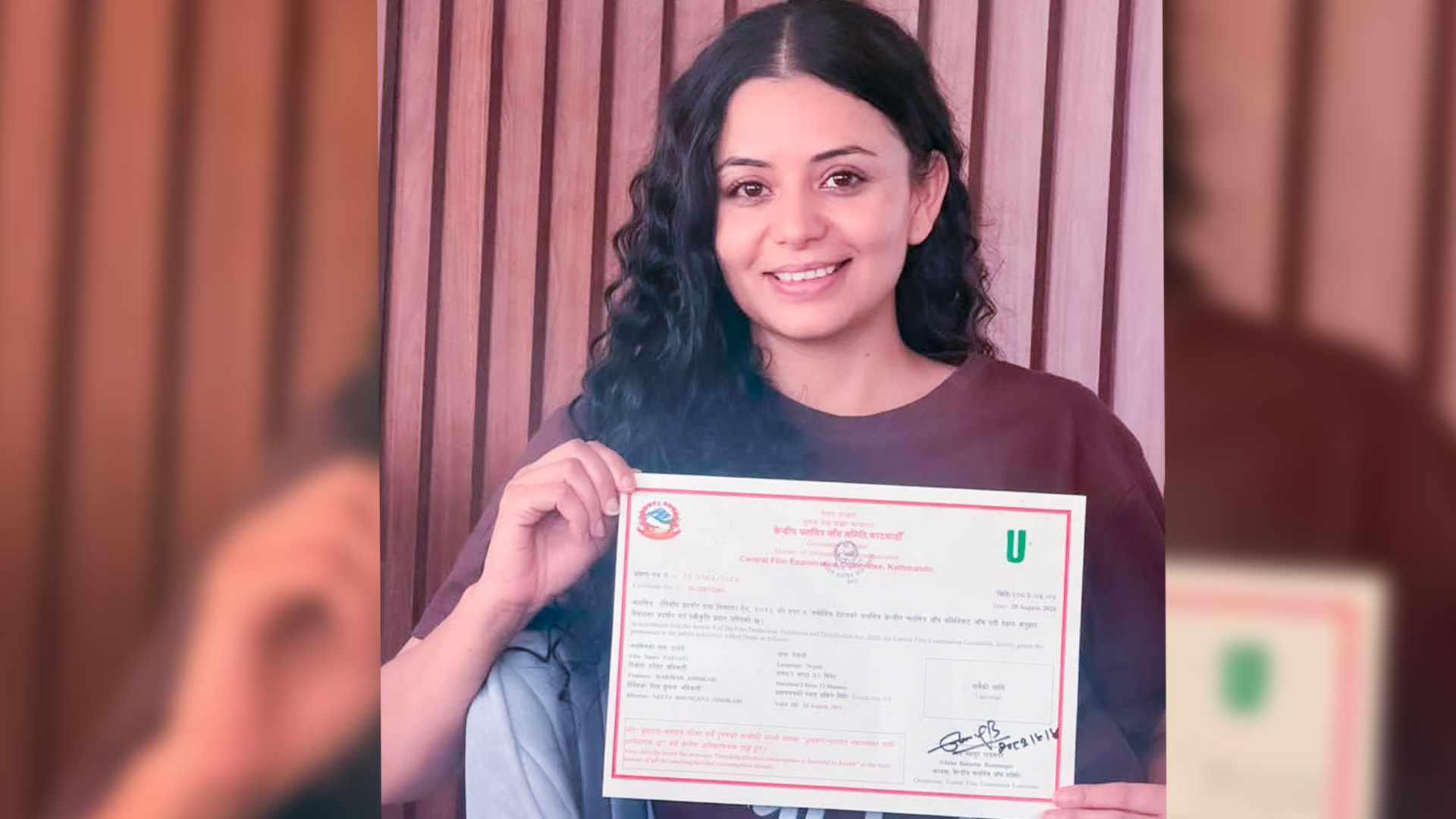 ‘पार्वती’ले पायो ‘युनिभर्सल’ सर्टिफिकेट, सबै उमेर समूहका दर्शकले हेर्न पाउने