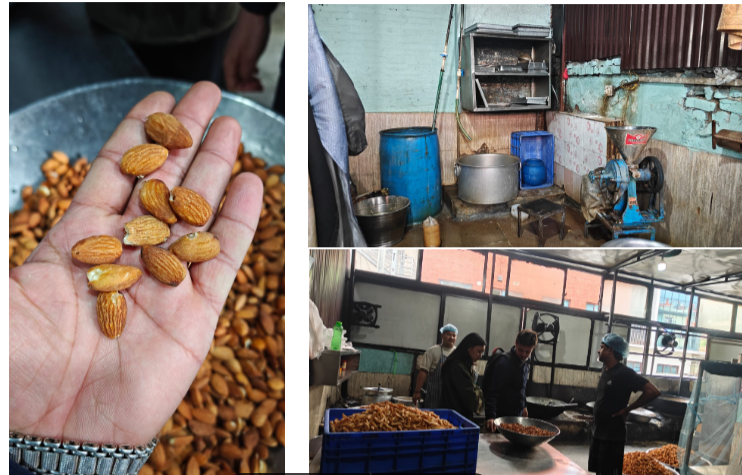 बदाममा कीरा भेटिएपछि काठमाडौंको बागमती स्विट्सको उत्पादन र बिक्रीमा रोक